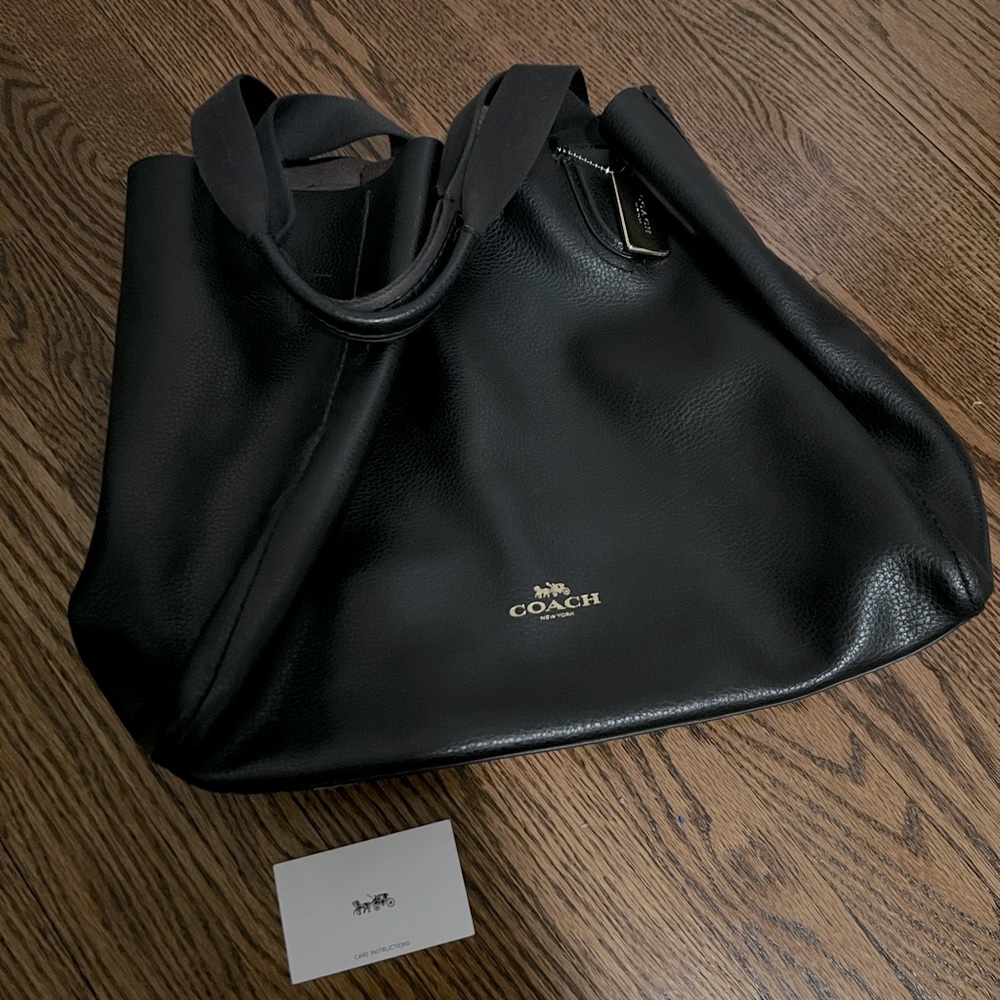 Coach Large Derby Tote - Black